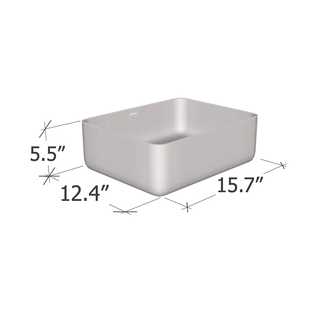 16 Inch Ceramic Vessel Sink - Image 5