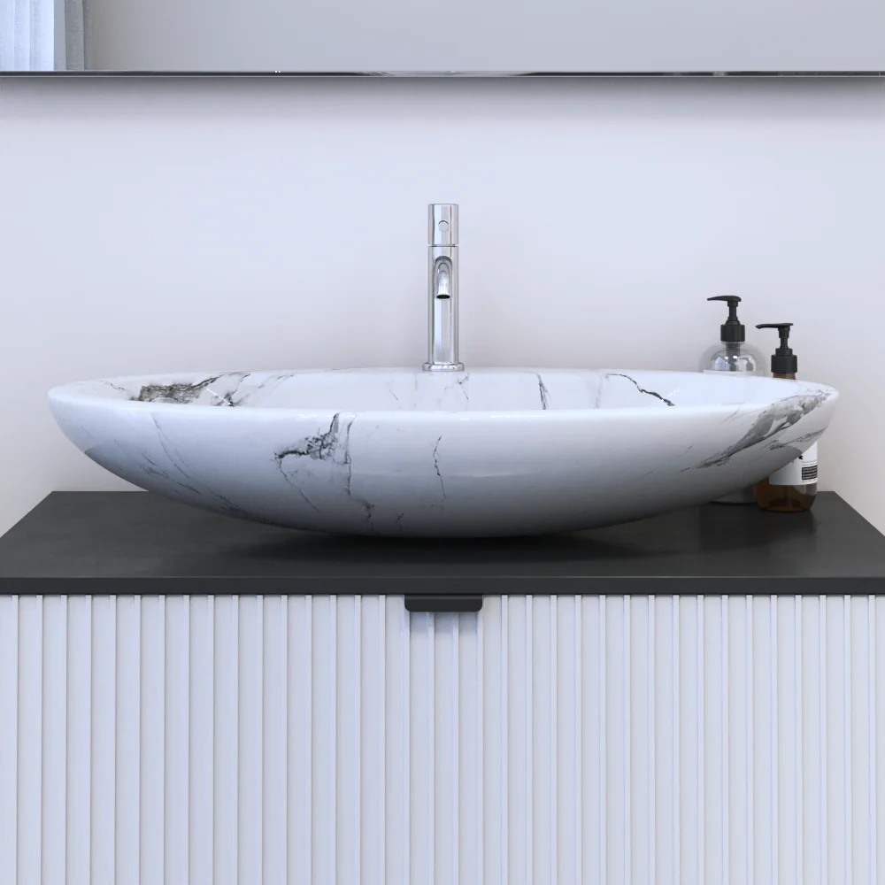 29 Inch Ceramic Vessel Sink - Image 6