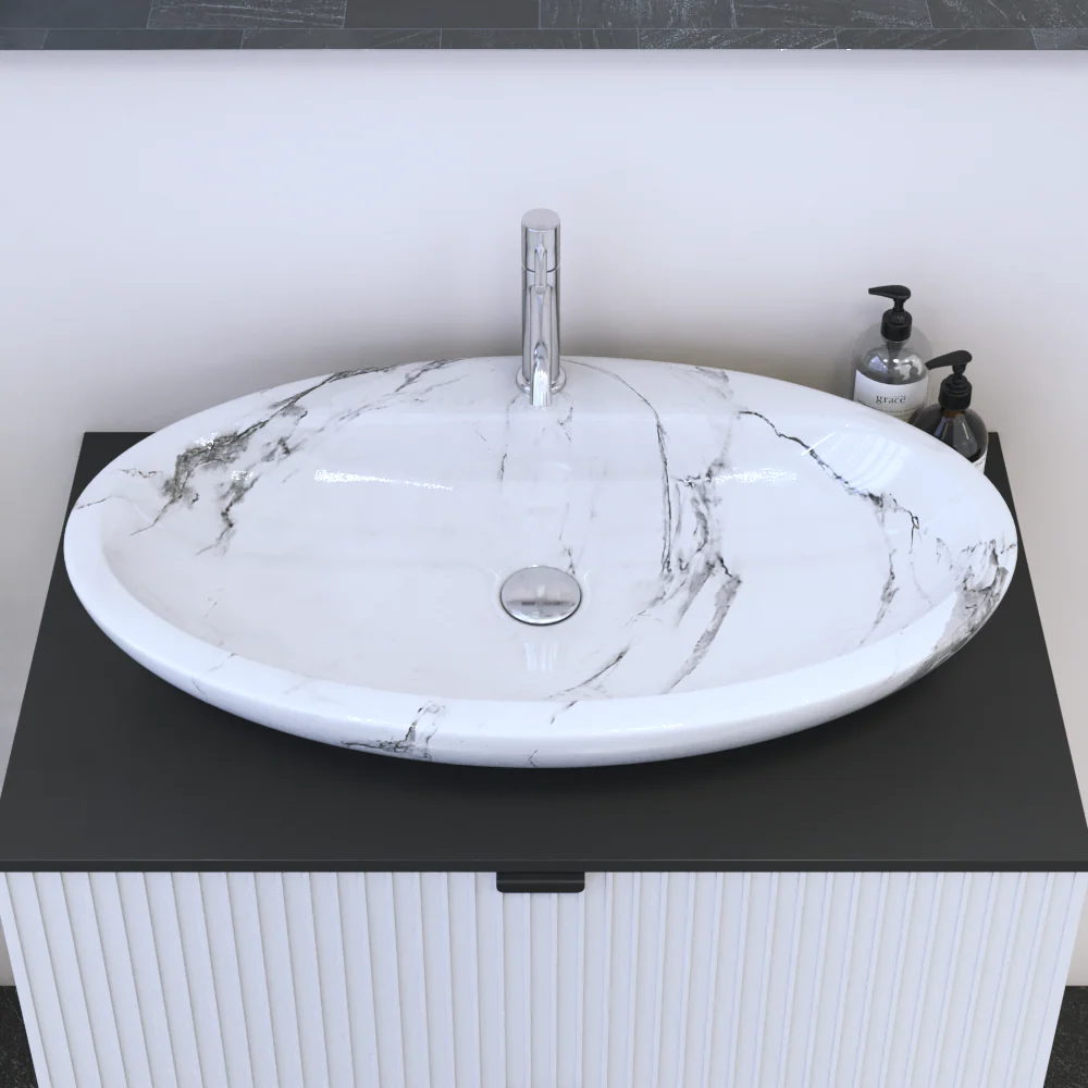 29 Inch Ceramic Vessel Sink - Image 9
