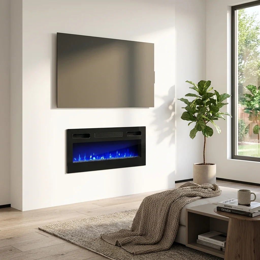 31.5" Electric Fireplace Heater - Image 2