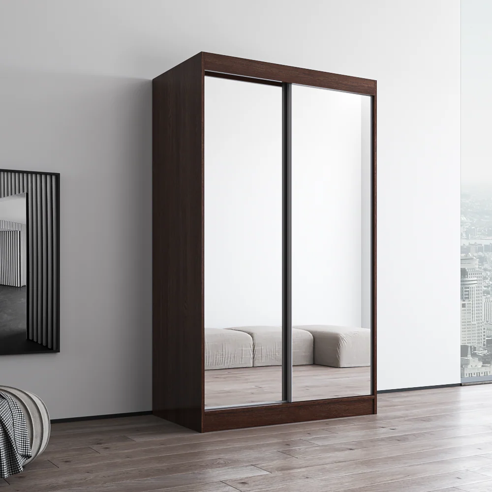 Aria 2D Wardrobe with All Mirror - Image 55