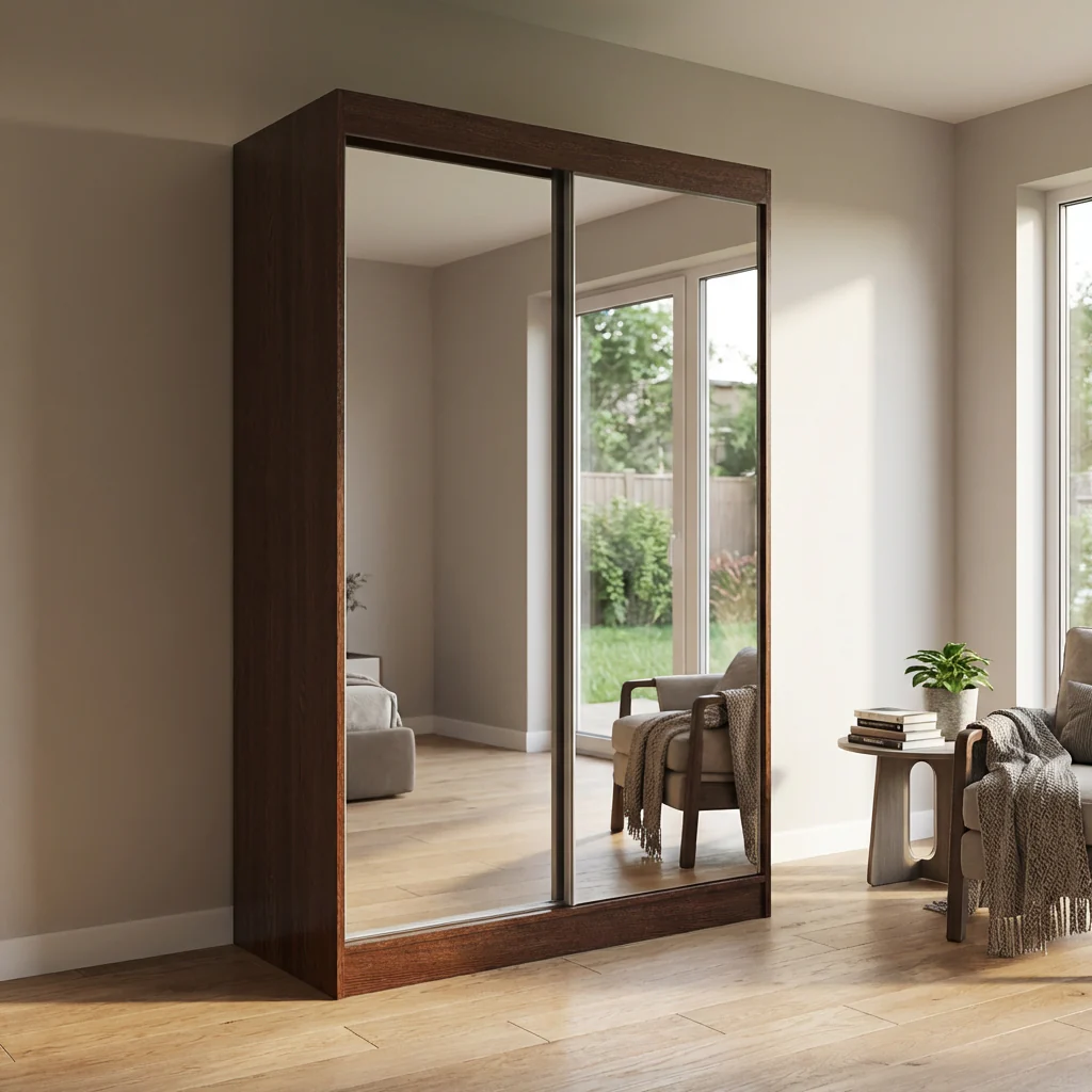 Aria 2D Wardrobe with All Mirror - Image 56