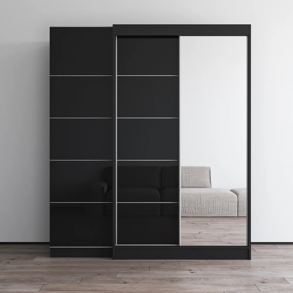 Aria 2D120-EX Wardrobe with 1 Mirror - Image 7