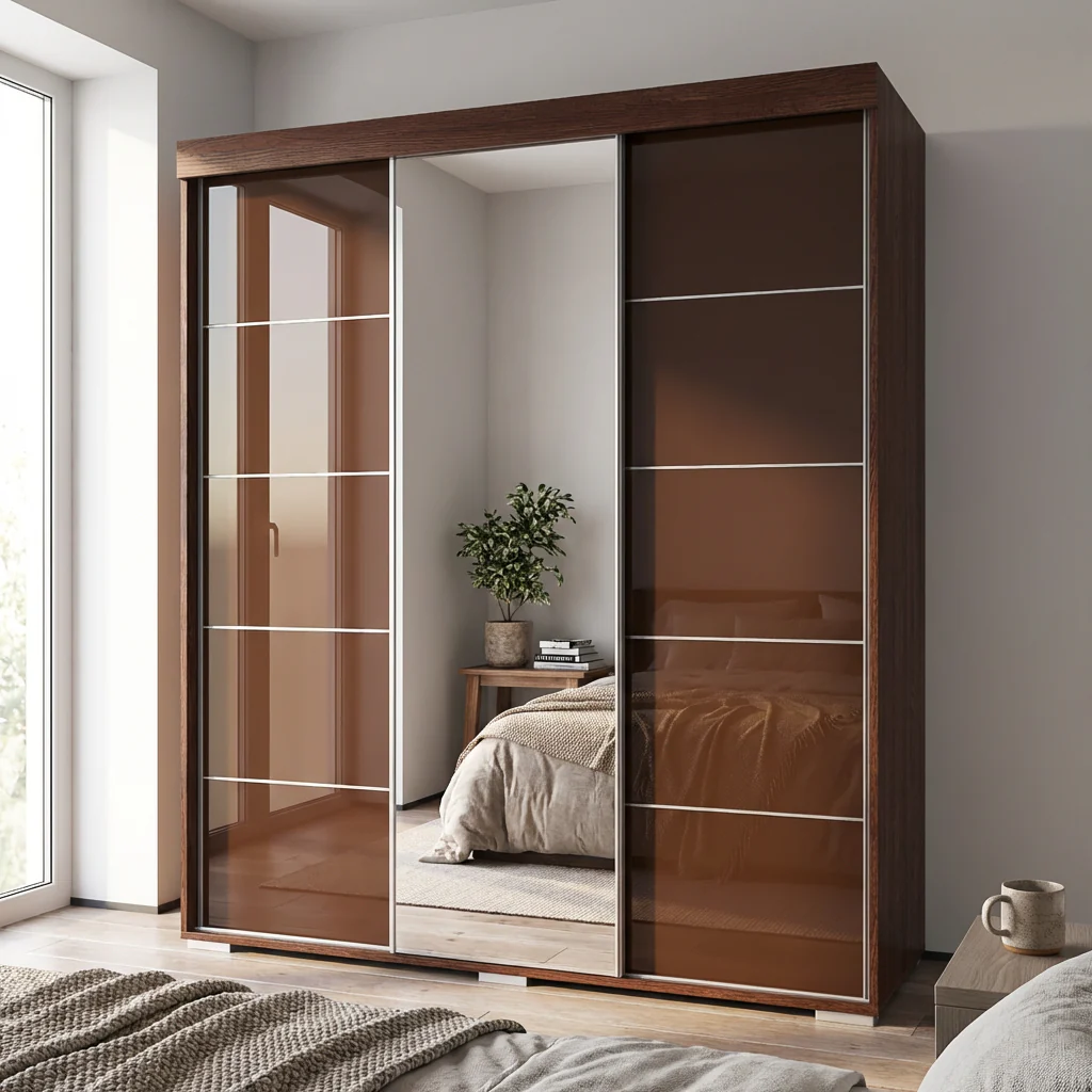 Aria 3D Wardrobe with Mirror - Image 30