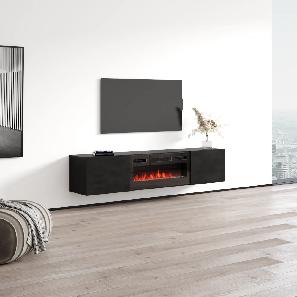 Baja BL-EF Floating Fireplace TV Stand - Image 13