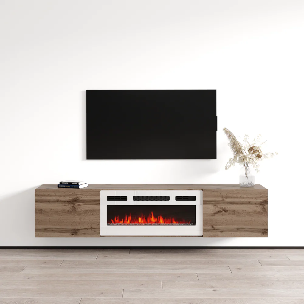 Baja WH-EF Floating Fireplace TV Stand - Image 16