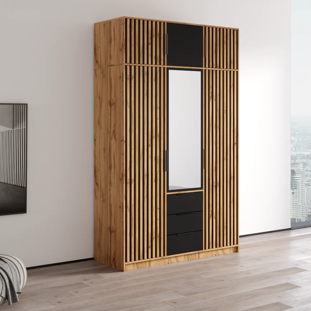 Bali Lux 3D Wardrobe with Extension - Image 4
