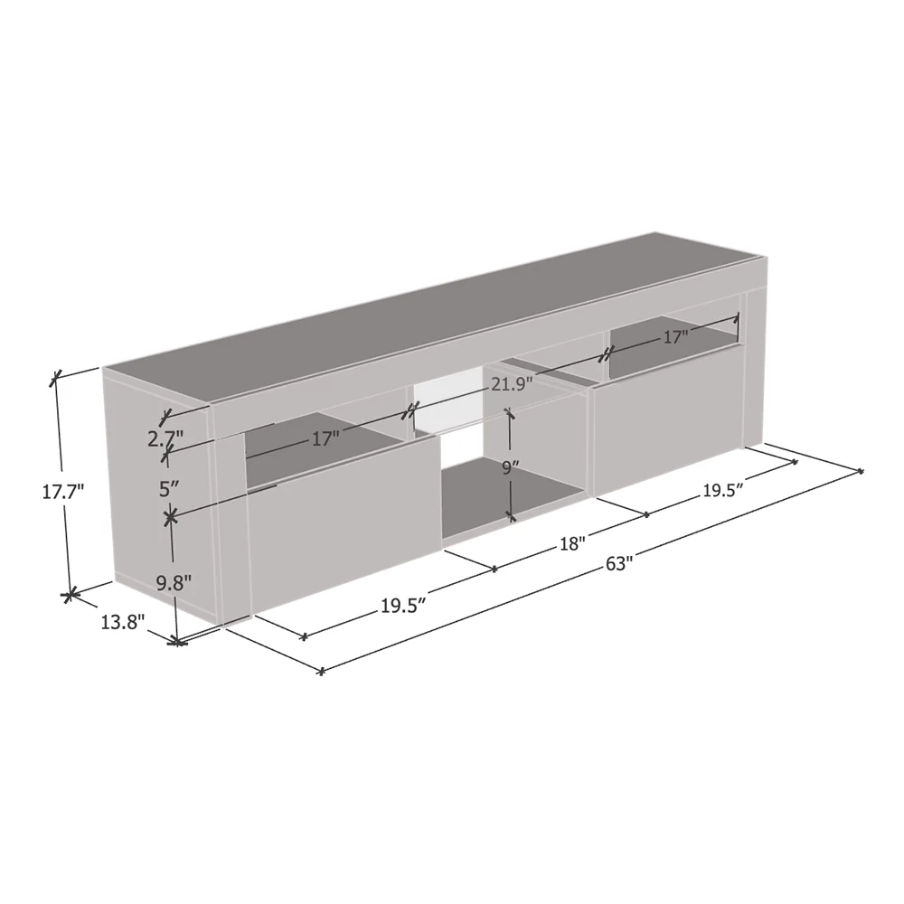 Bari 160 Floating TV Stand - Image 5