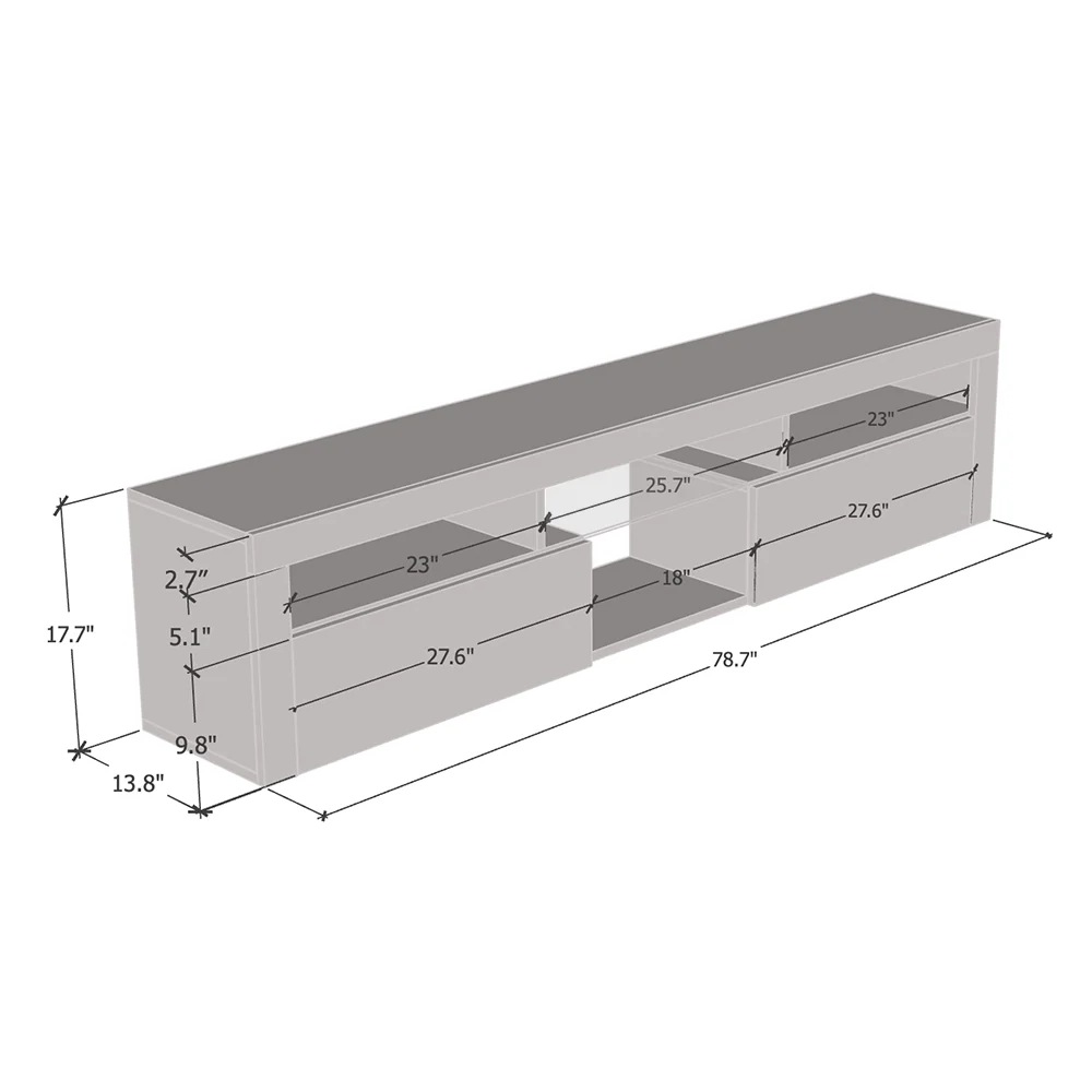 Bari 200 Floating TV Stand - Image 17