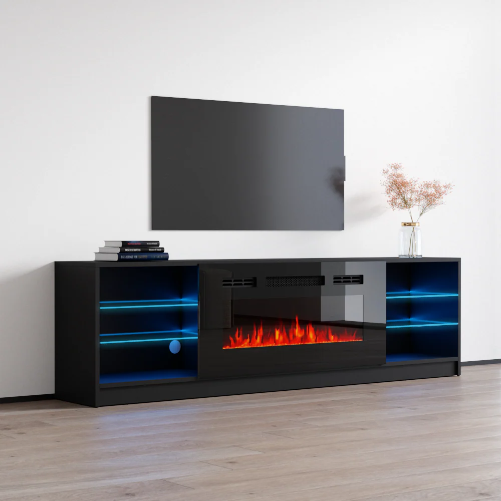 Boston 01 Fireplace TV Stand - Image 3