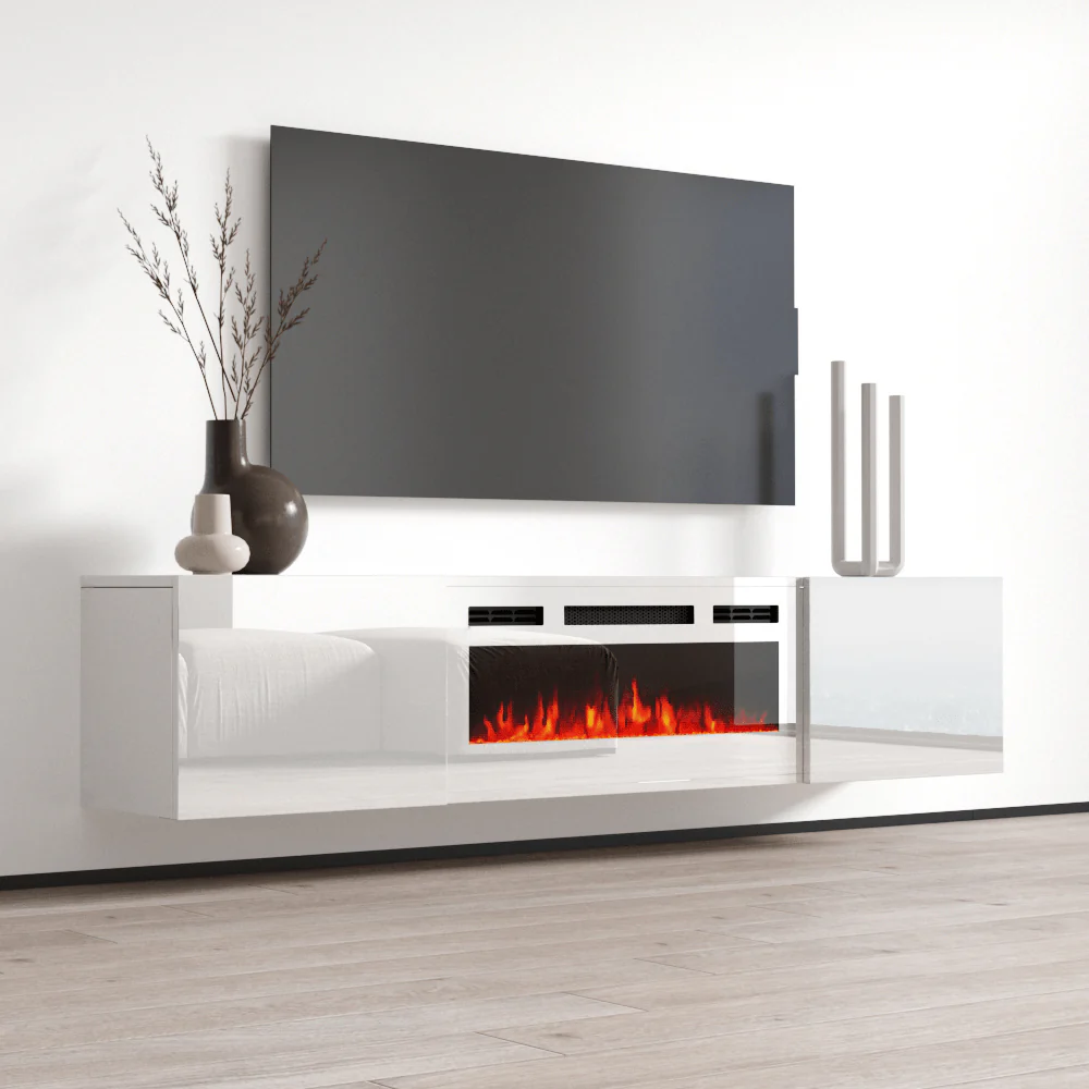 Cali WH-EF Floating Fireplace TV Stand - Image 3