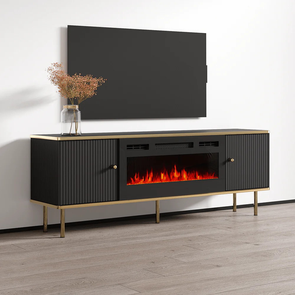 Camelia BL-EF Fireplace TV Stand - Image 2