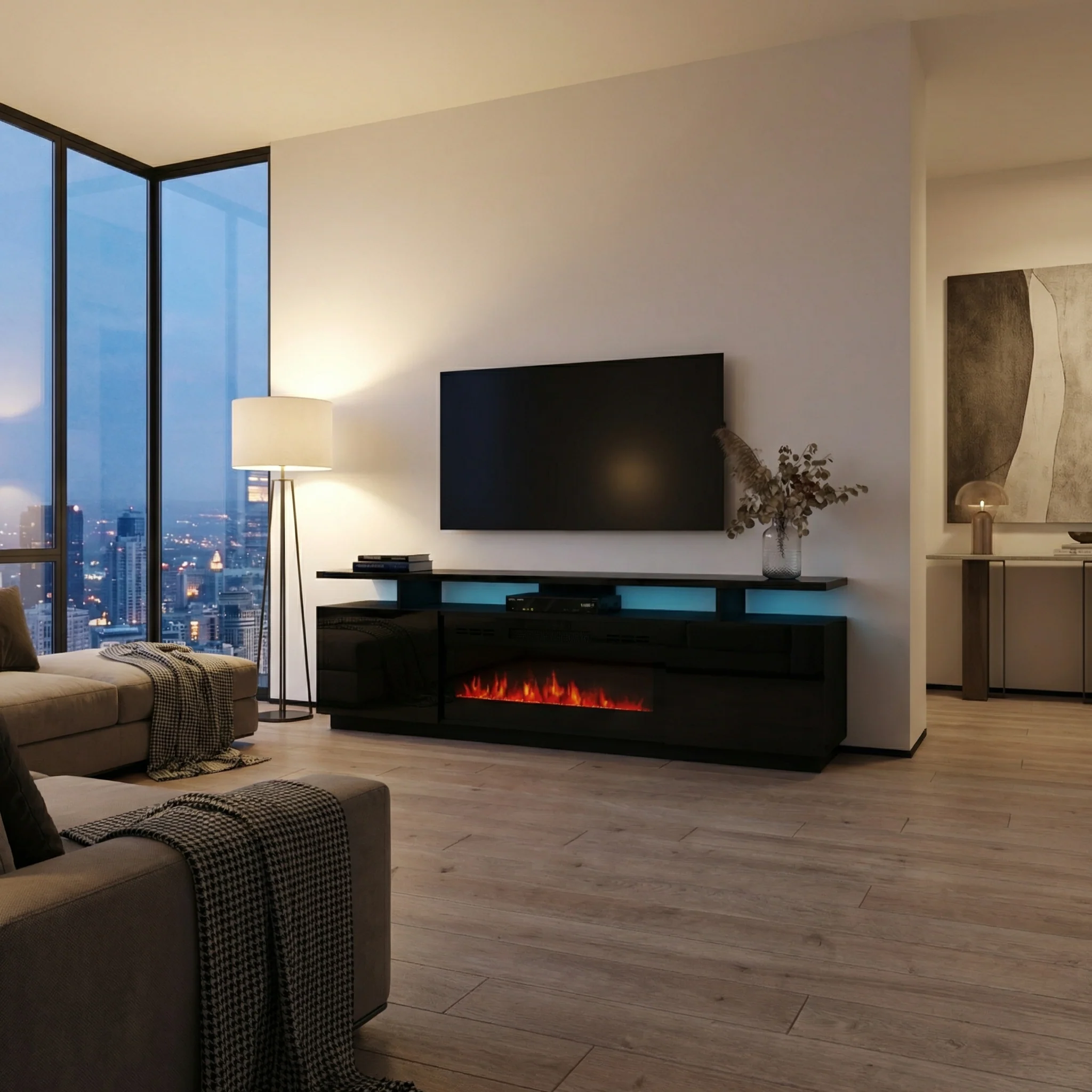 Eva-KBL Fireplace TV Stand - Image 7