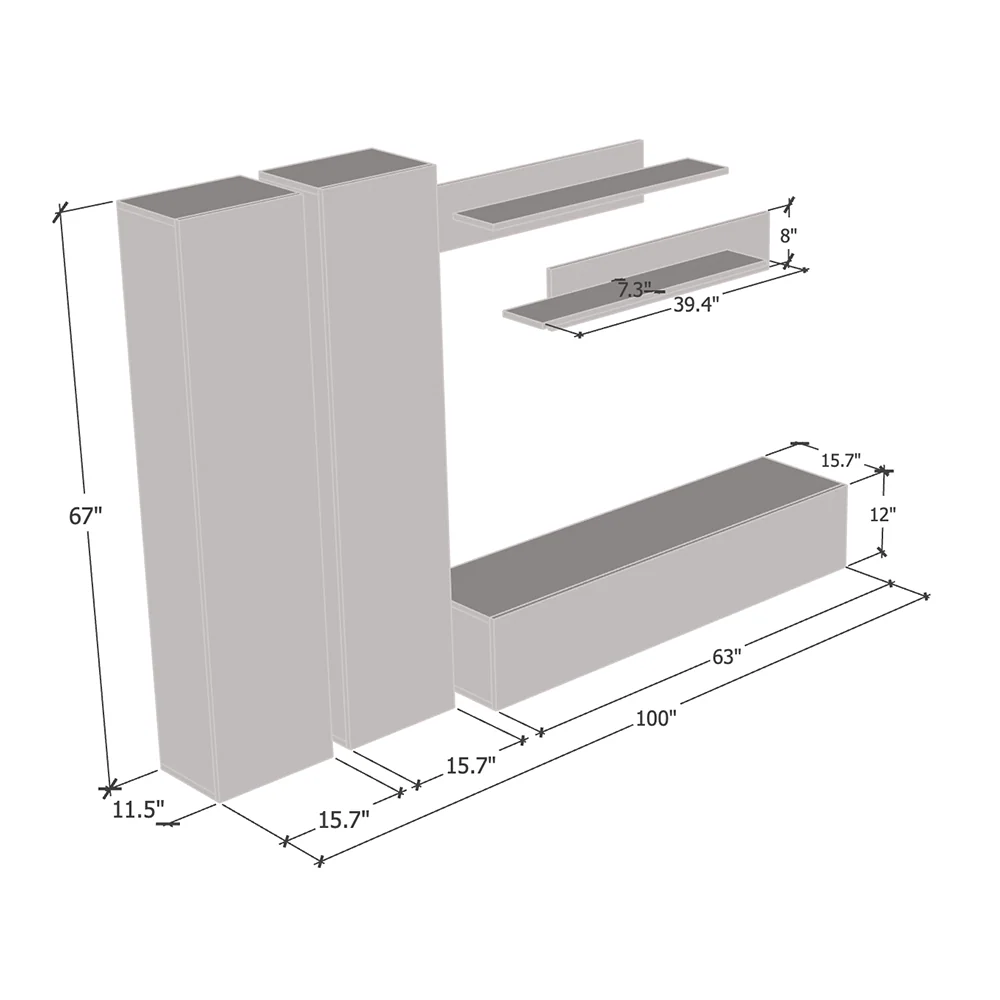 Fly A 30TV Floating Entertainment Center - Image 45