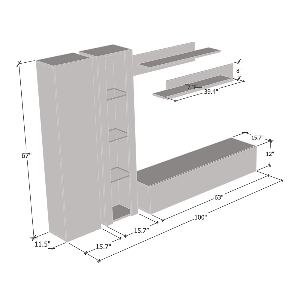 Fly A 30TV Floating Entertainment Center - Image 5