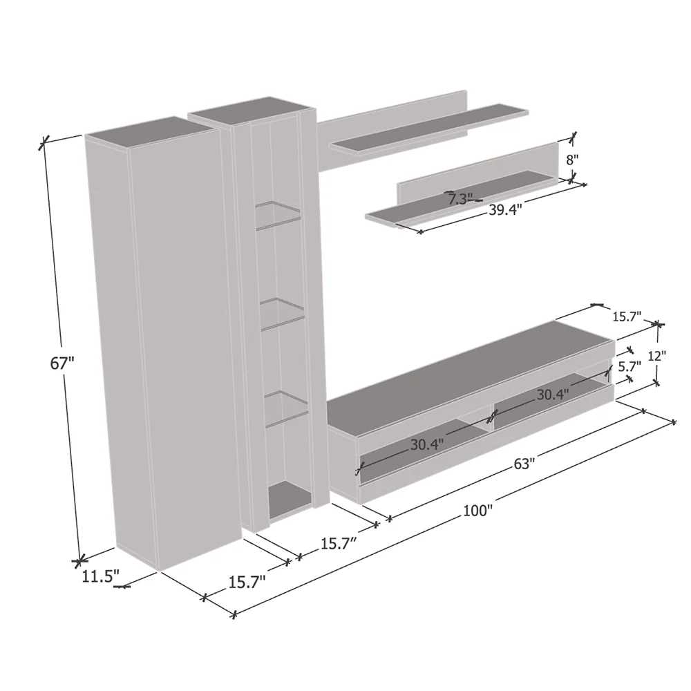 Fly A 34TV Floating Entertainment Center - Image 15
