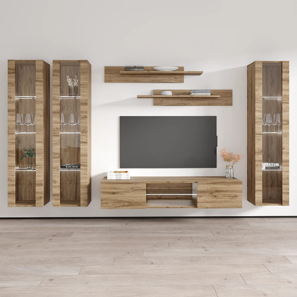 Fly C 33TV Floating Entertainment Center - Image 71