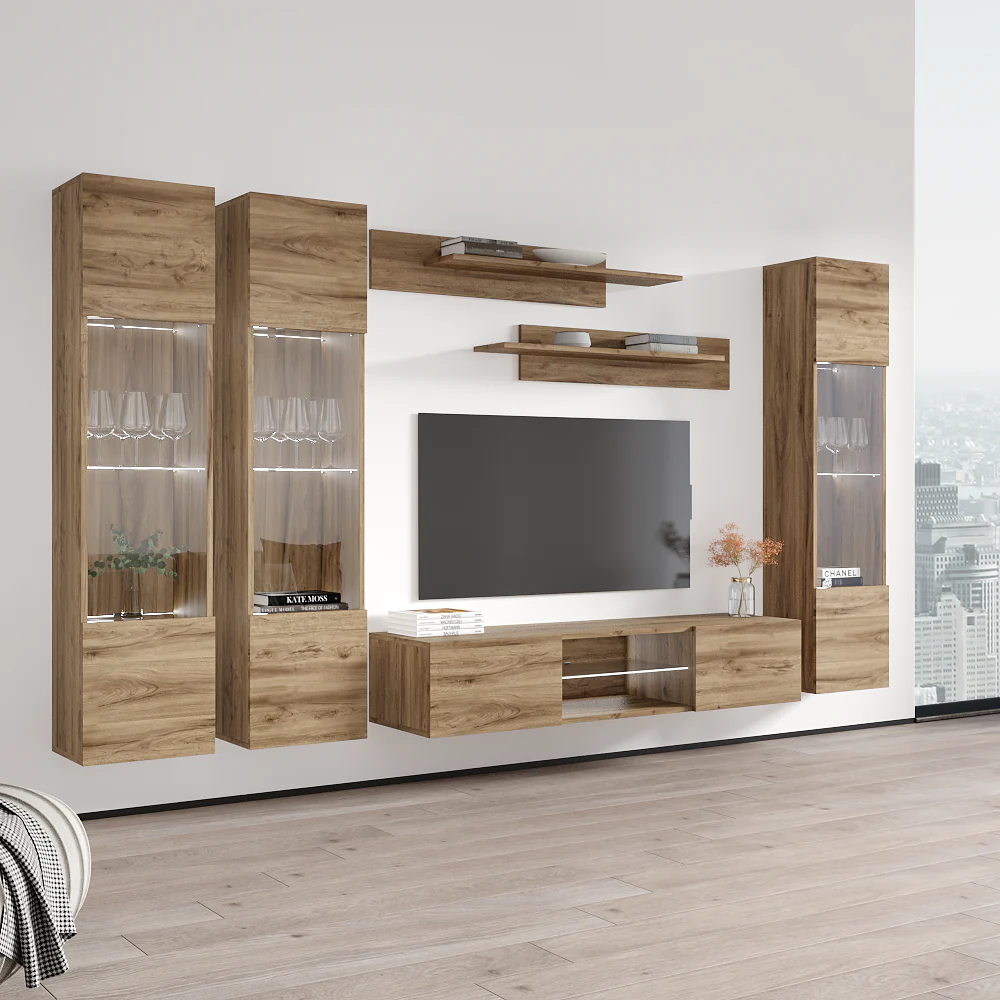 Fly C 33TV Floating Entertainment Center - Image 93