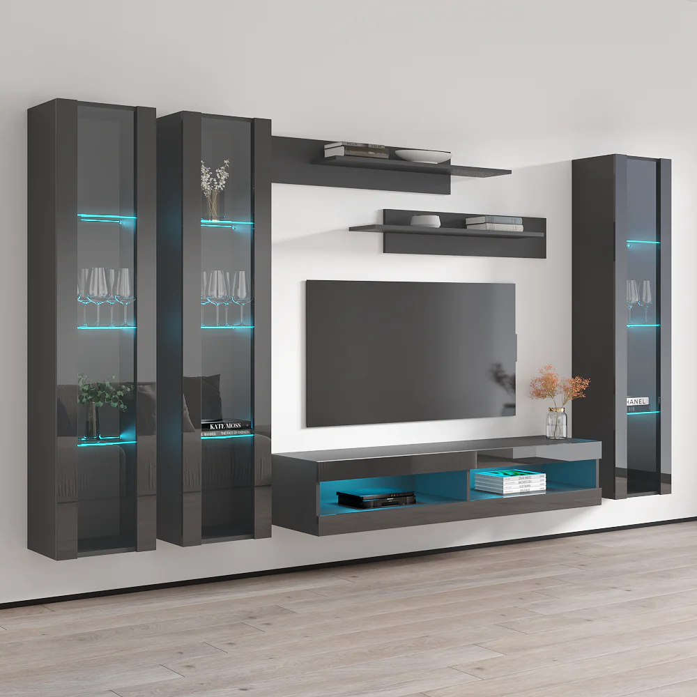 Fly C 34TV Floating Entertainment Center - Image 67