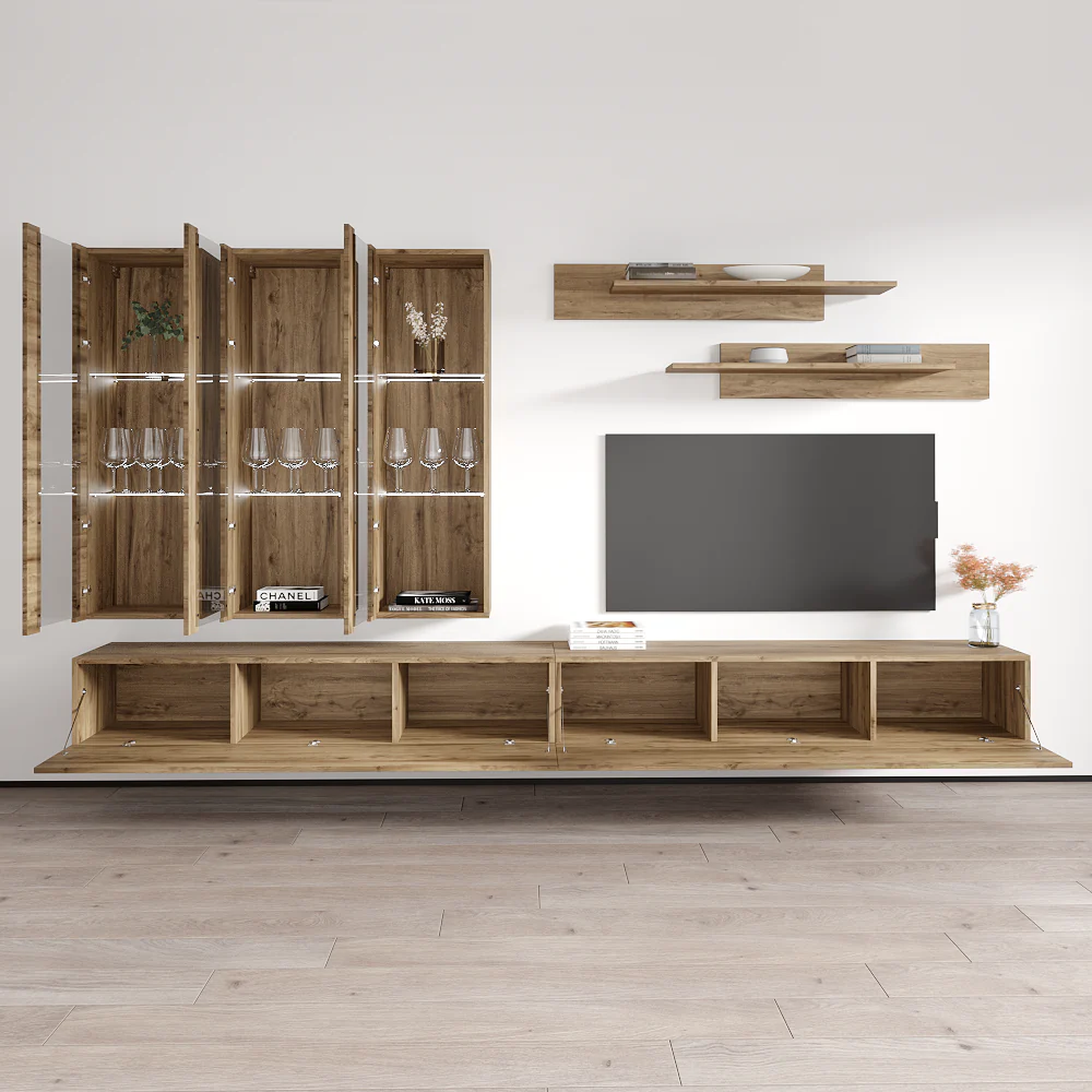 Fly E 30TV Floating Entertainment Center - Image 54