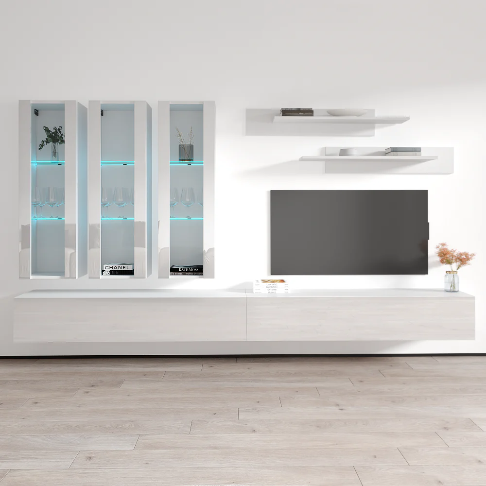Fly E 30TV Floating Entertainment Center - Image 56