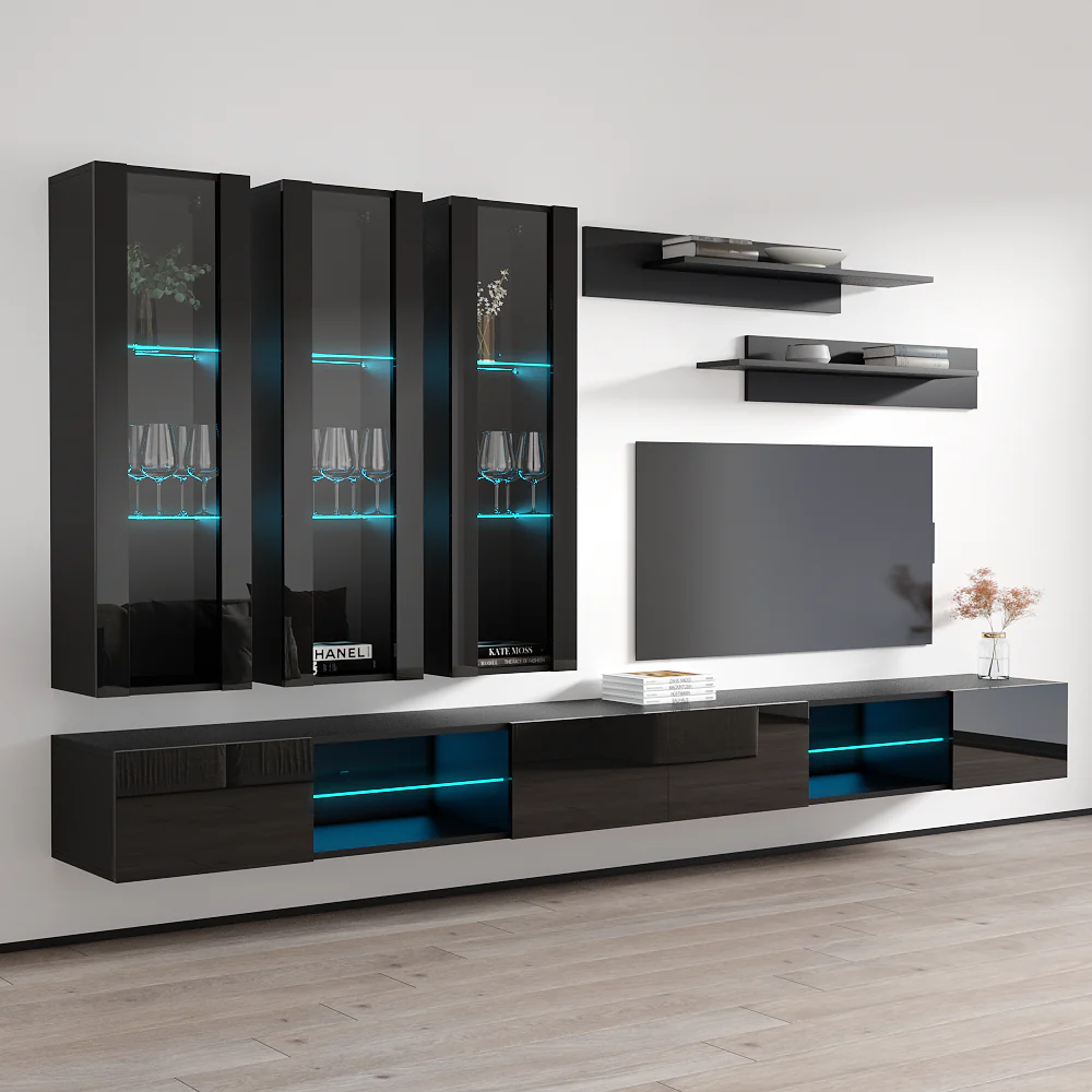Fly E 33TV Floating Entertainment Center - Image 42