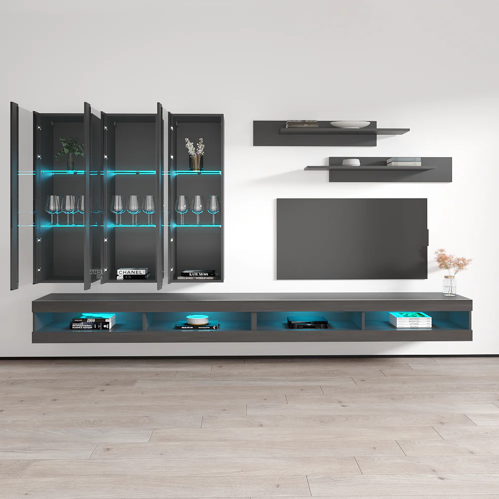 Fly E 34TV Floating Entertainment Center - Image 49