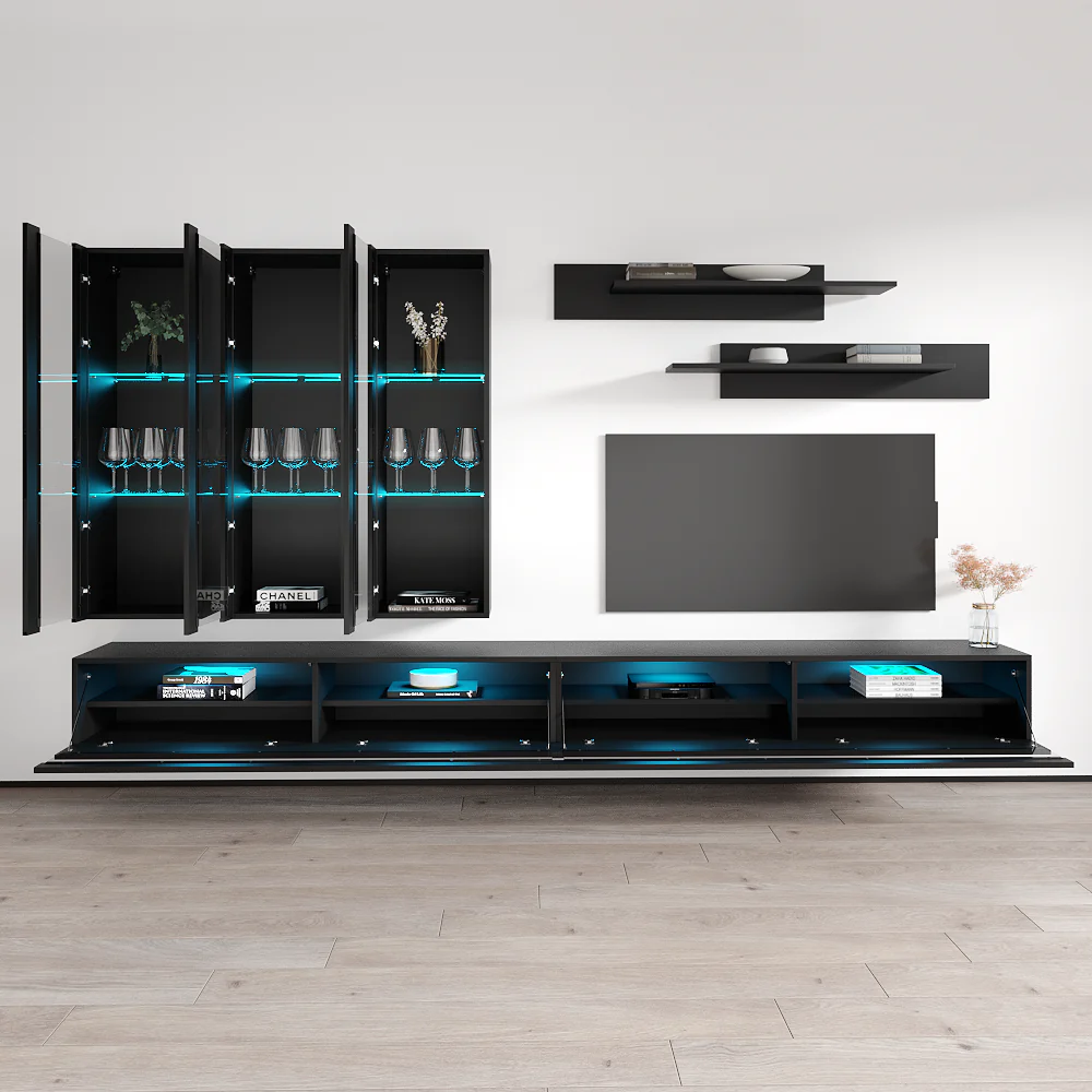 Fly E 35TV Floating Entertainment Center - Image 44