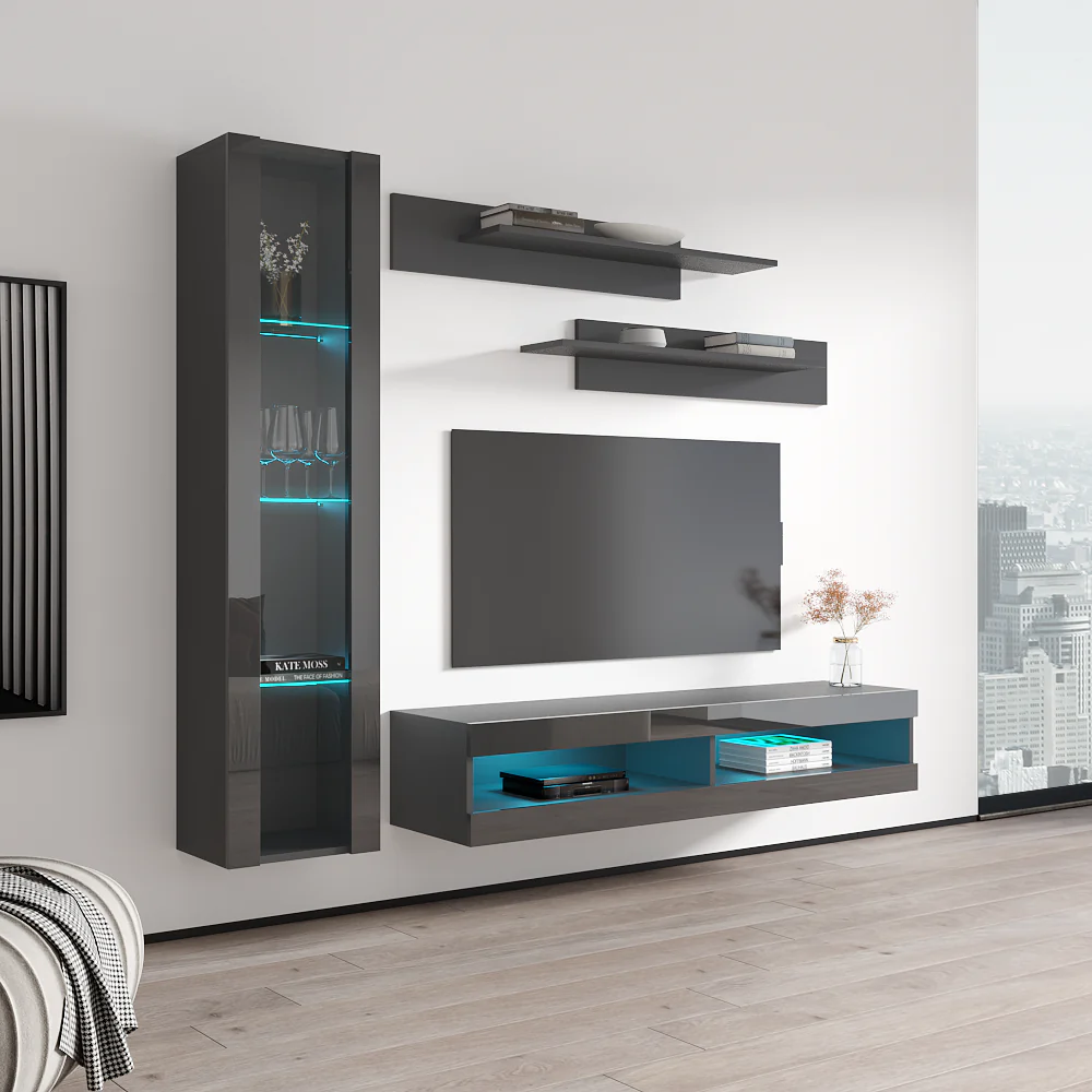 Fly G 34TV Floating Entertainment Center - Image 28