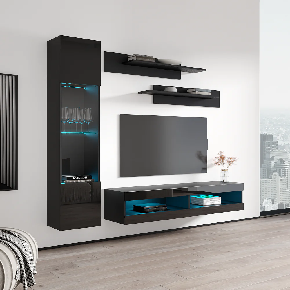 Fly G 34TV Floating Entertainment Center - Image 43