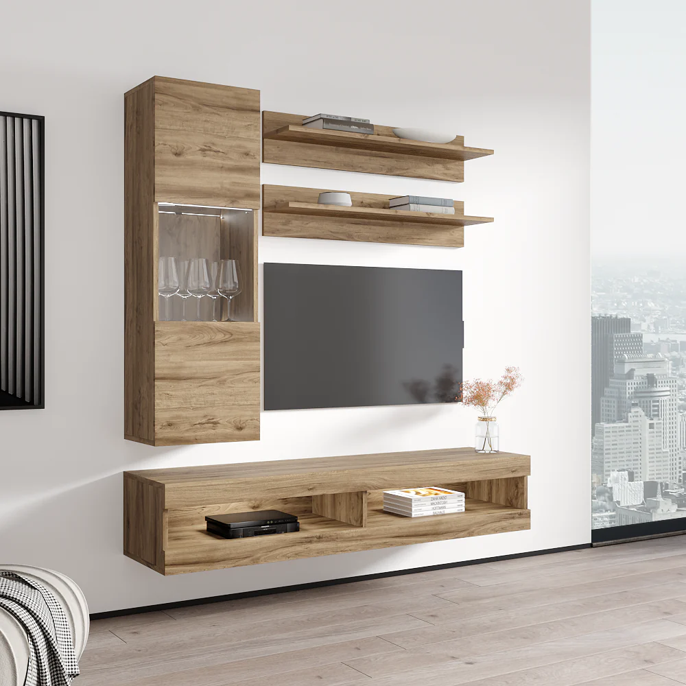 Fly H 34TV Floating Entertainment Center - Image 53