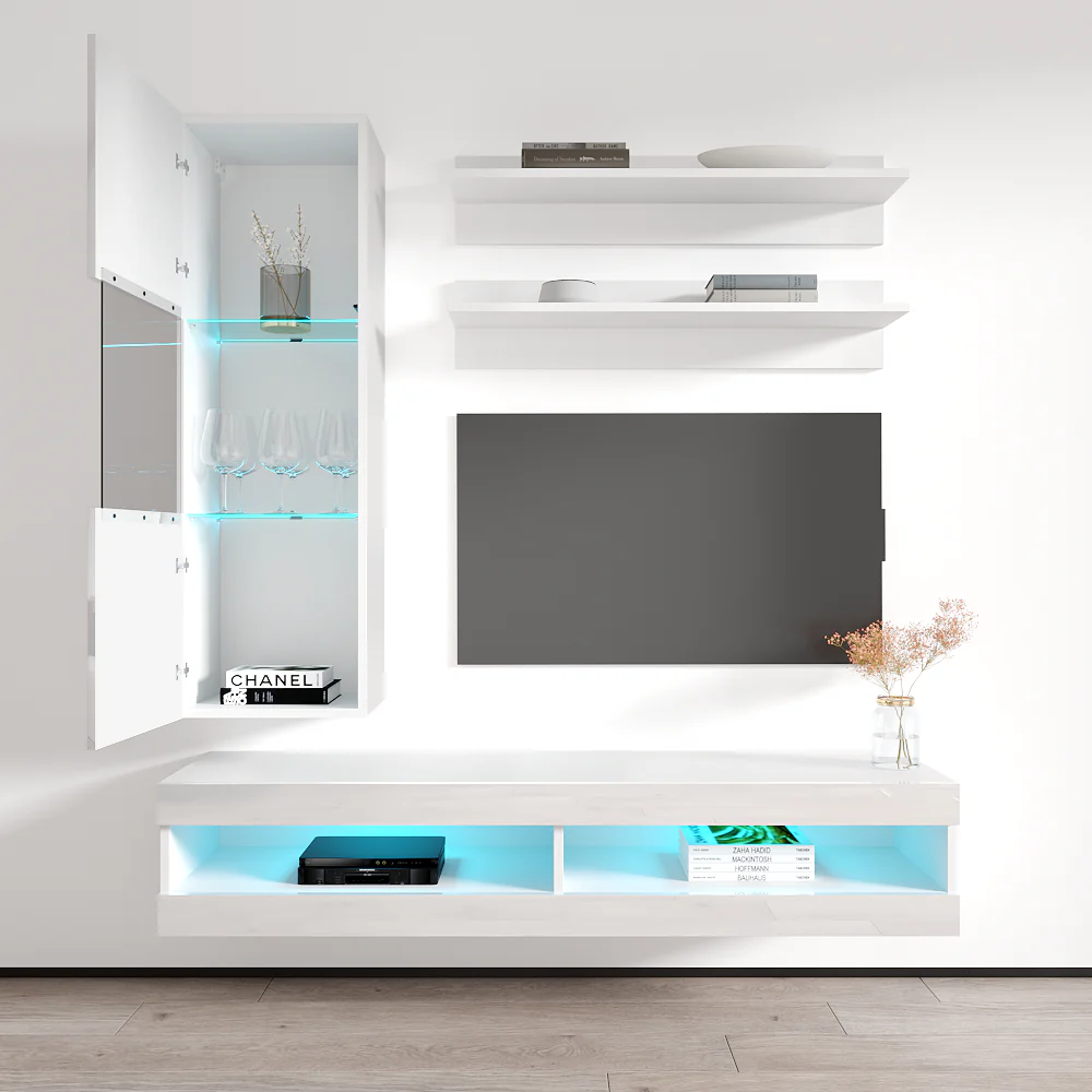 Fly H 34TV Floating Entertainment Center - Image 59