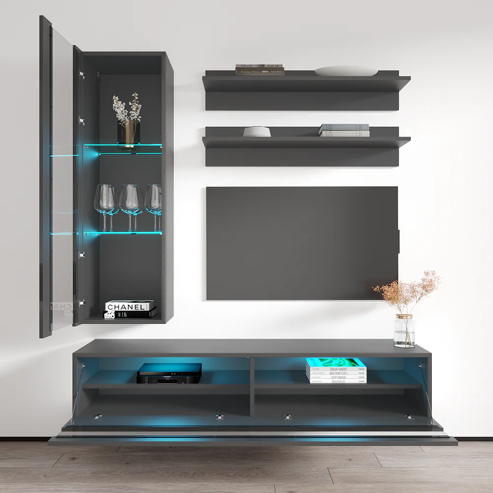 Fly H 35TV Floating Entertainment Center - Image 29