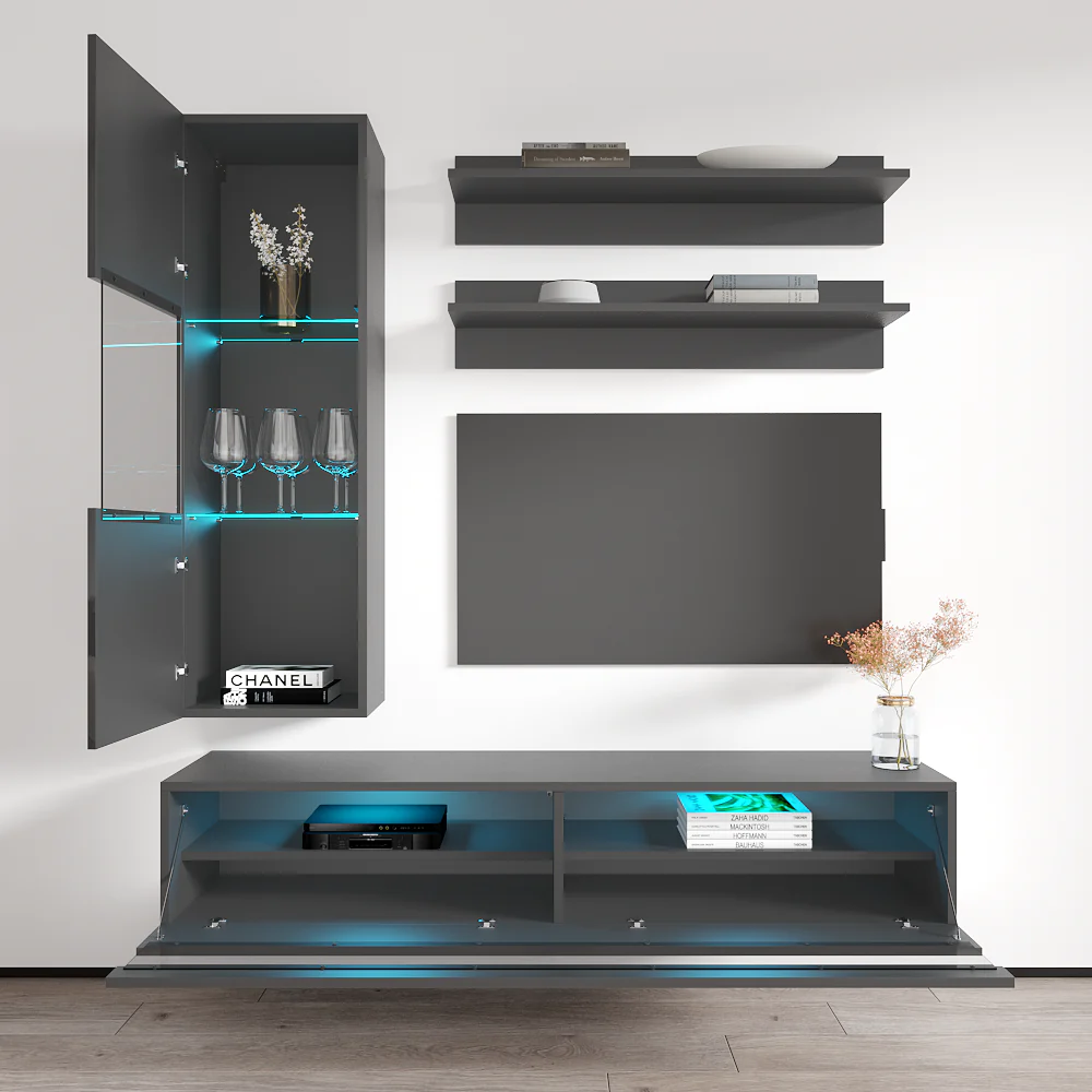 Fly H 35TV Floating Entertainment Center - Image 49