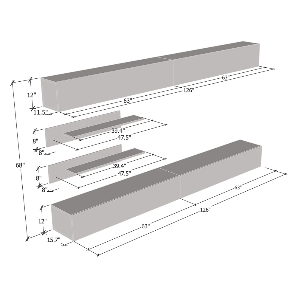 Fly I 30TV Floating Entertainment Center - Image 5