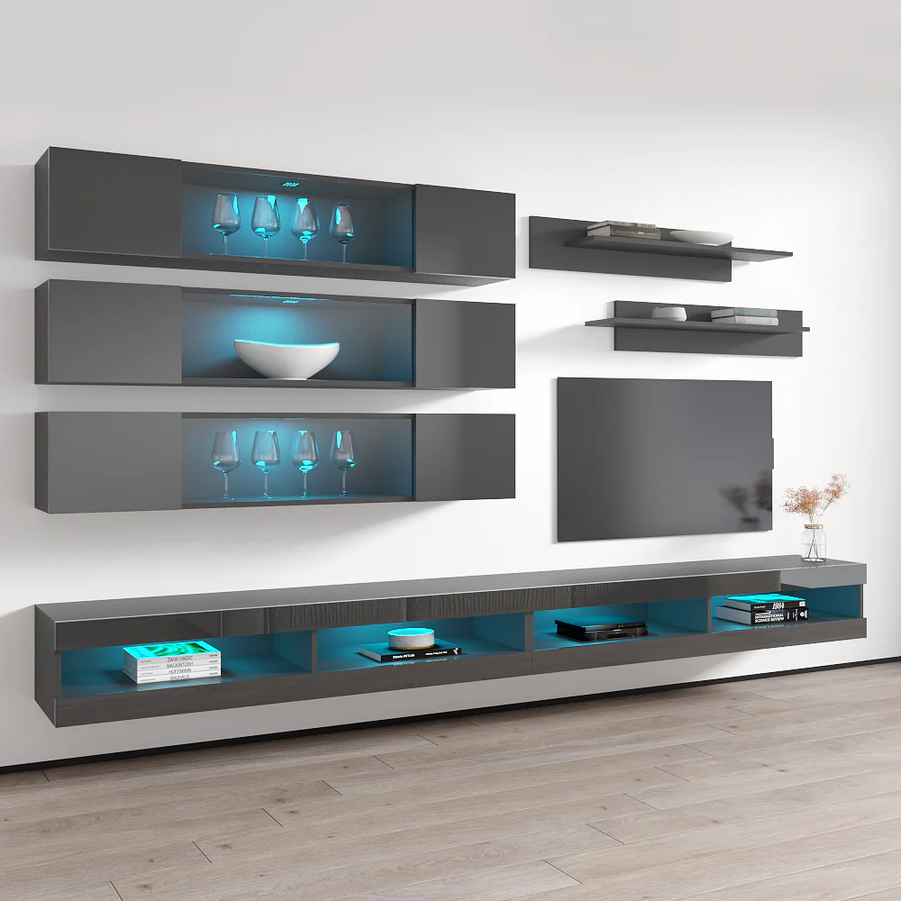 Fly J 34TV Floating Entertainment Center - Image 47