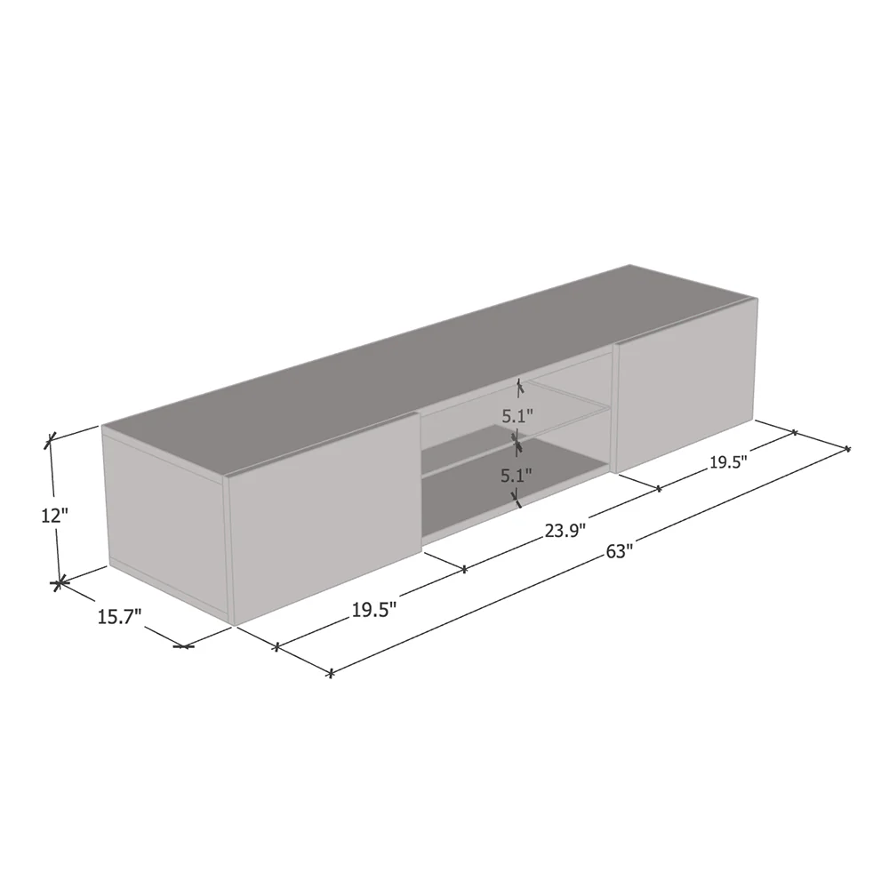 Fly Type-33 Floating TV Stand - Image 15
