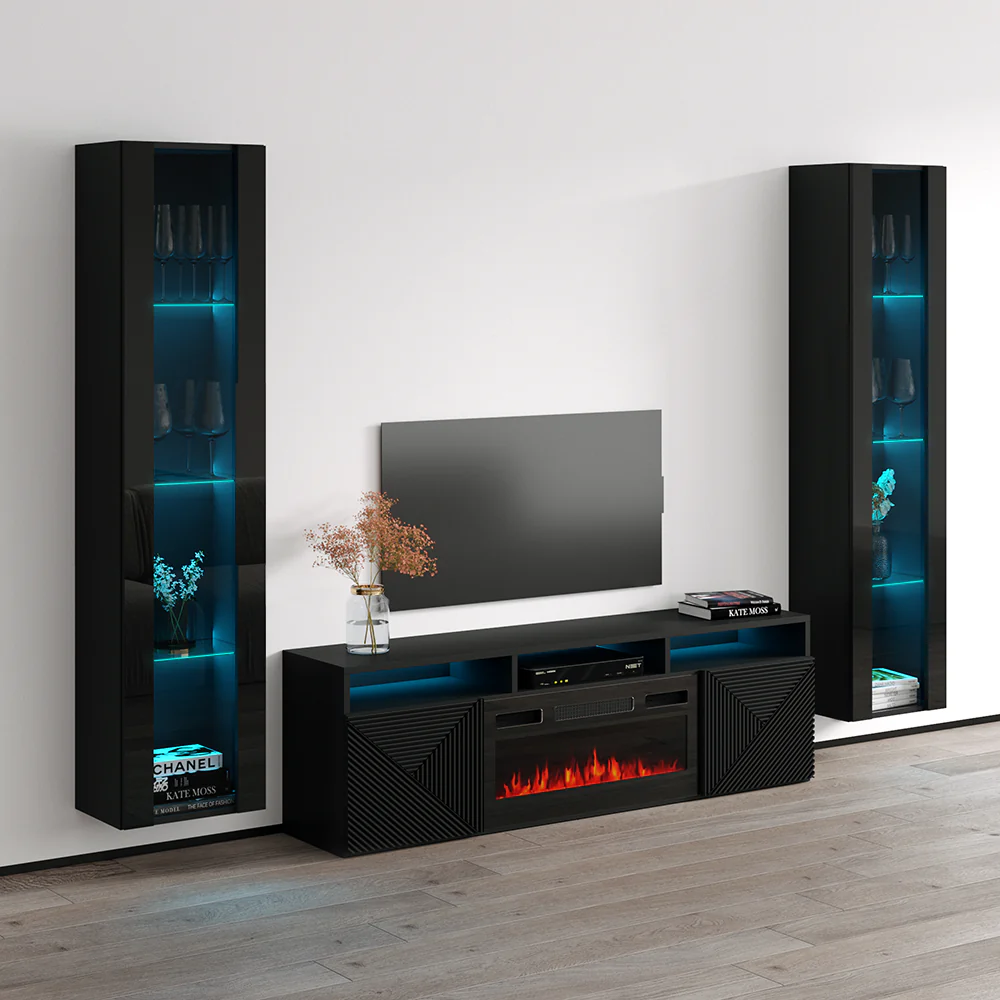 Giza BL-EF Floating Fireplace Entertainment Center - Image 22