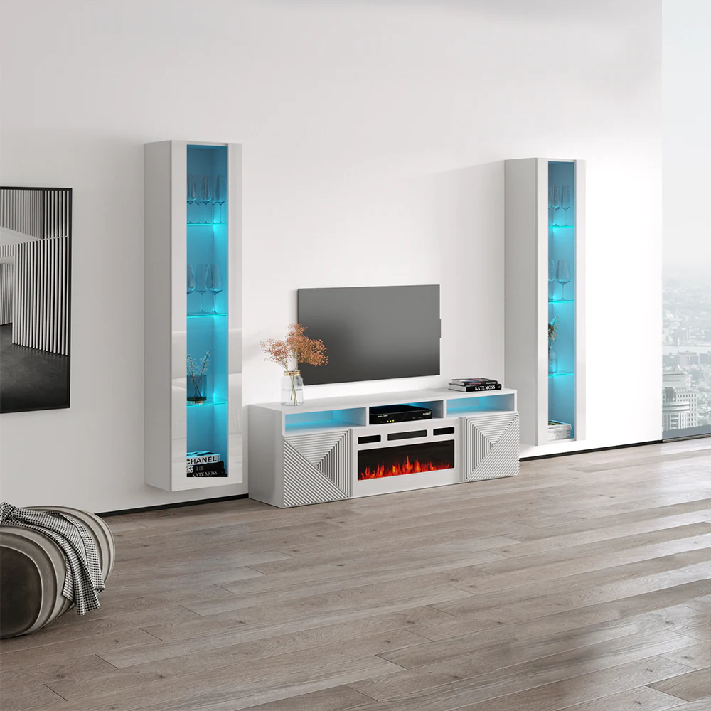 Giza WH-EF Floating Fireplace Entertainment Center - Image 23
