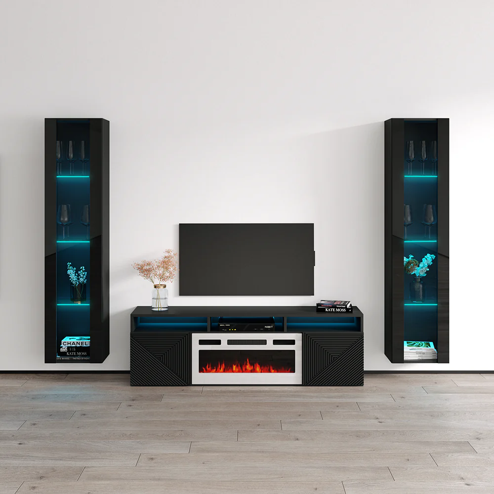 Giza WH-EF Floating Fireplace Entertainment Center - Image 29