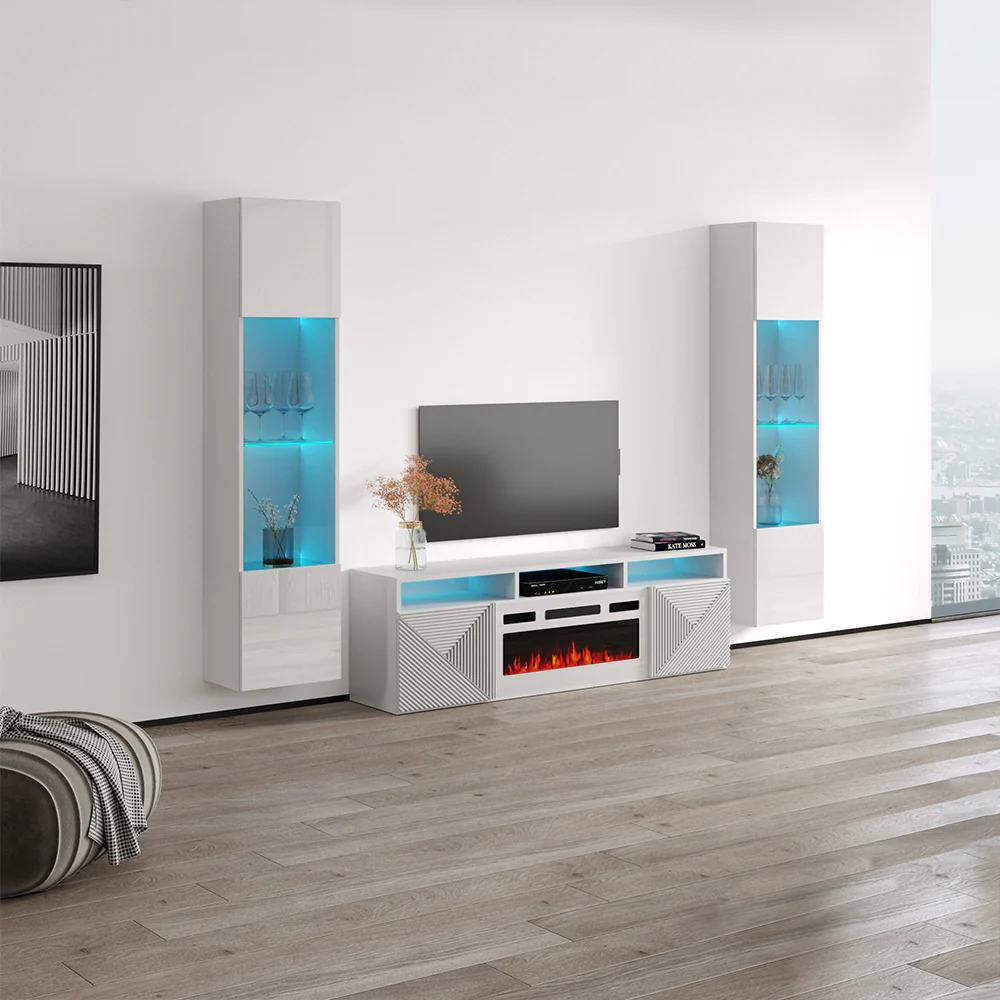 Giza WH-EF Floating Fireplace Entertainment Center - Image 38