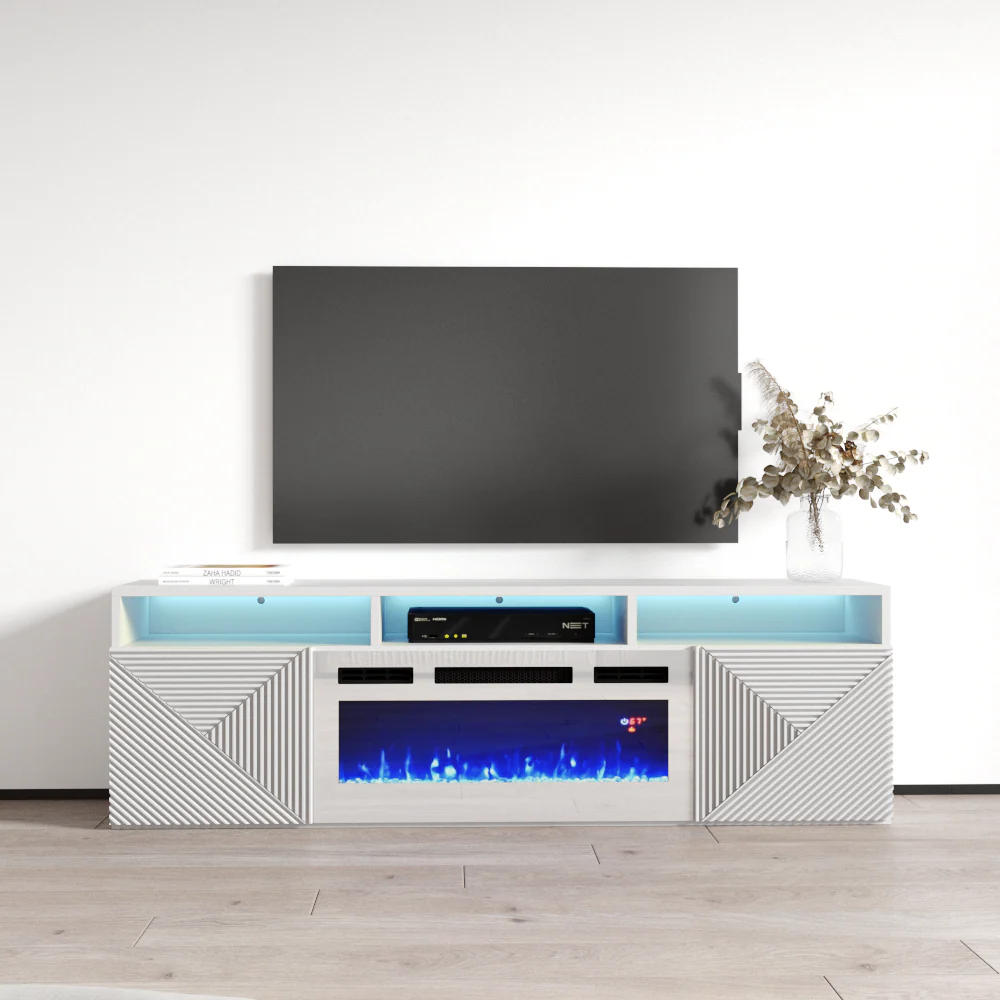 Giza WH-EF Floating Fireplace TV Stand - Image 5