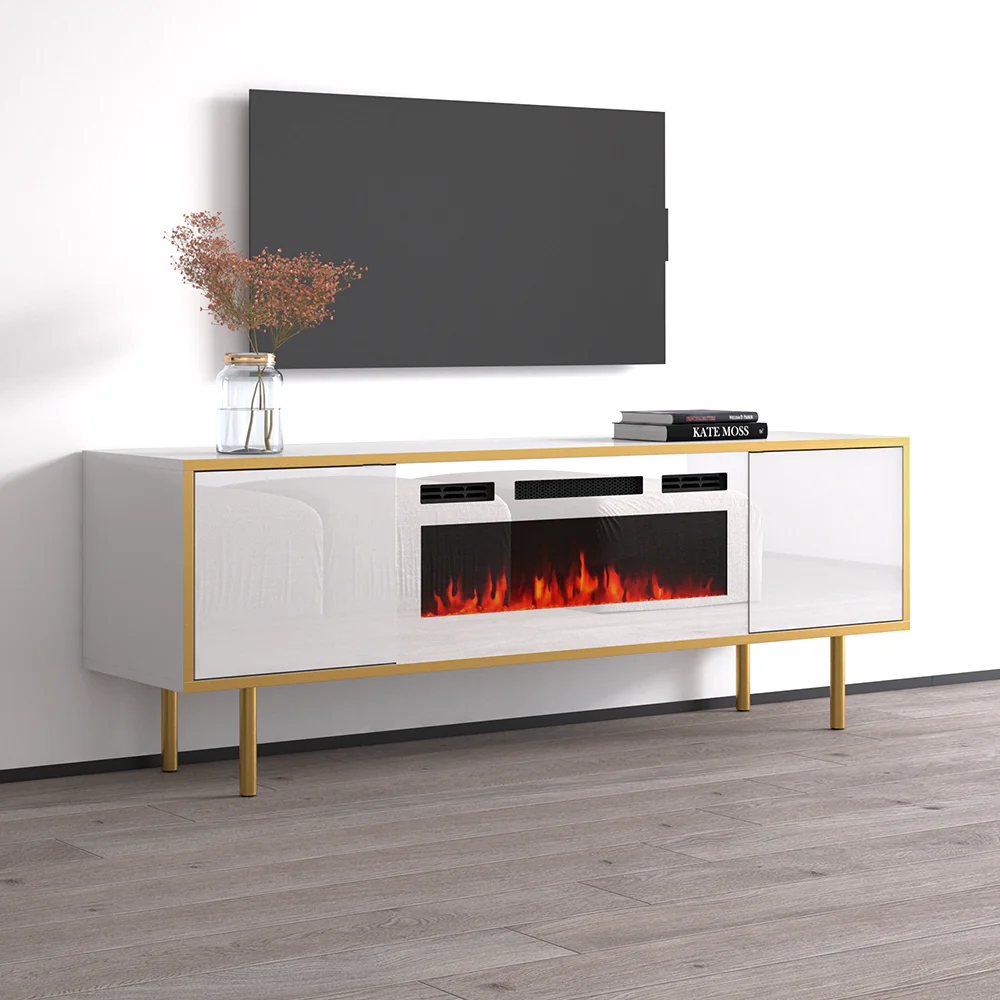 Goldie WH-EF Floating Fireplace TV Stand - Image 5