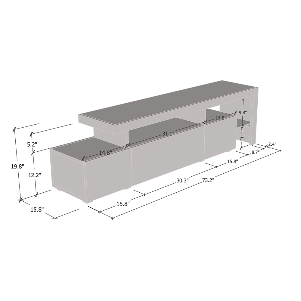 Indisio TV Stand - Image 8
