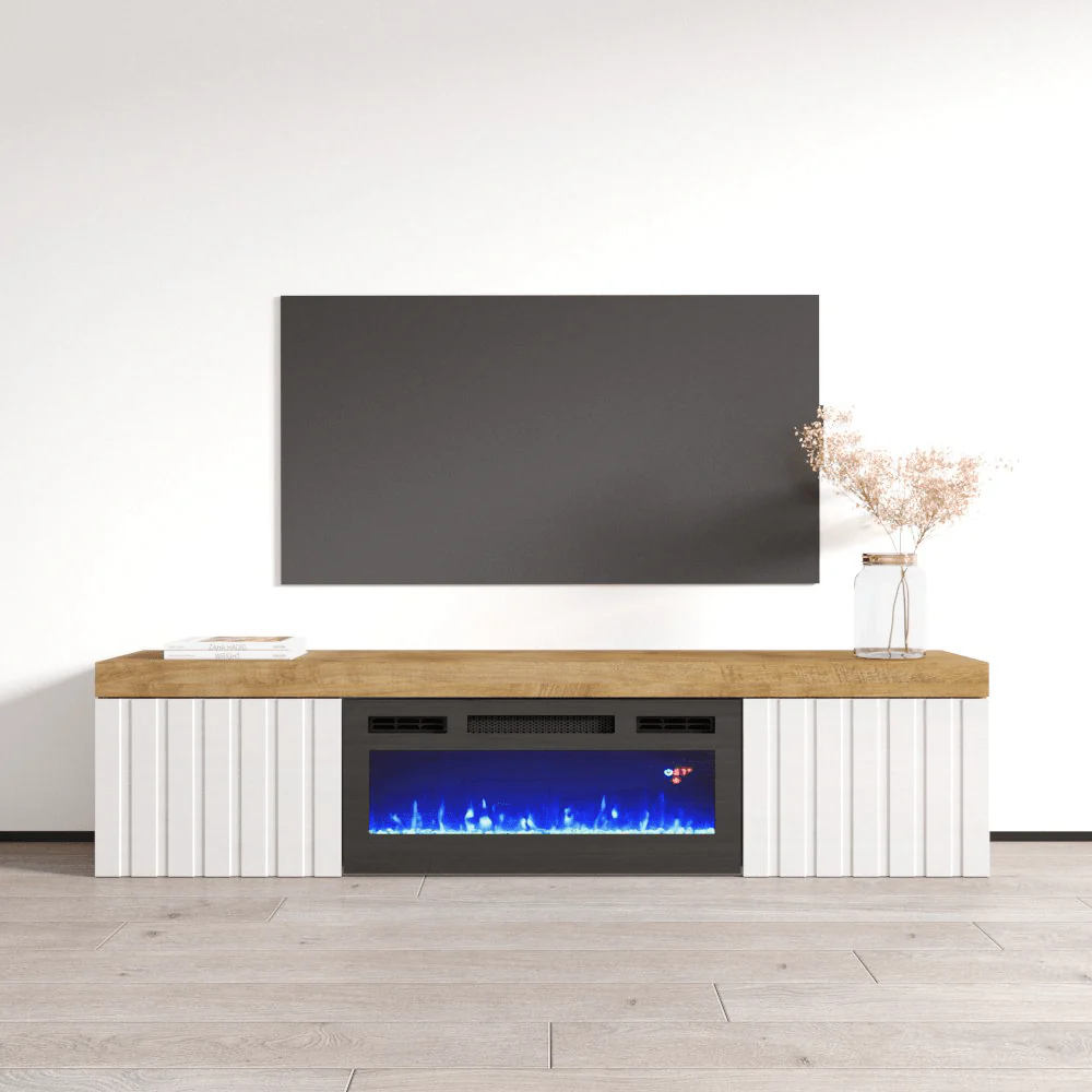 Knoxville BL-EF Floating Fireplace TV Stand - Image 13