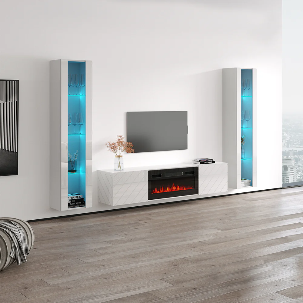 Luxe BL-EF Floating Fireplace Entertainment Center - Image 18