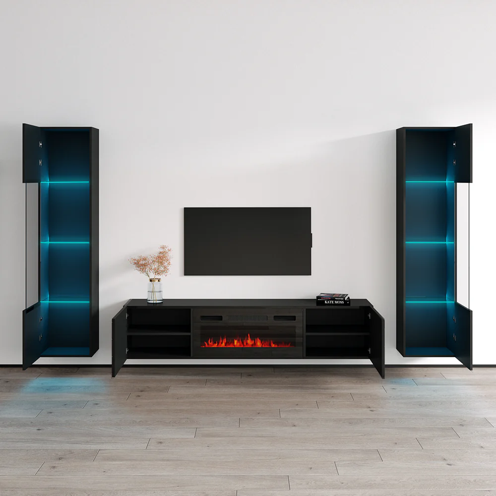 Luxe BL-EF Floating Fireplace Entertainment Center - Image 24