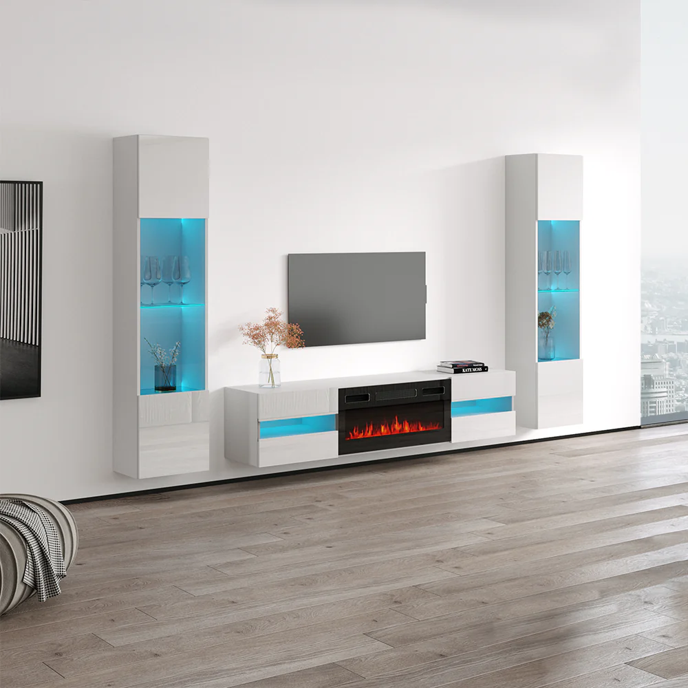 Metro BL-EF Floating Fireplace Entertainment Center - Image 13