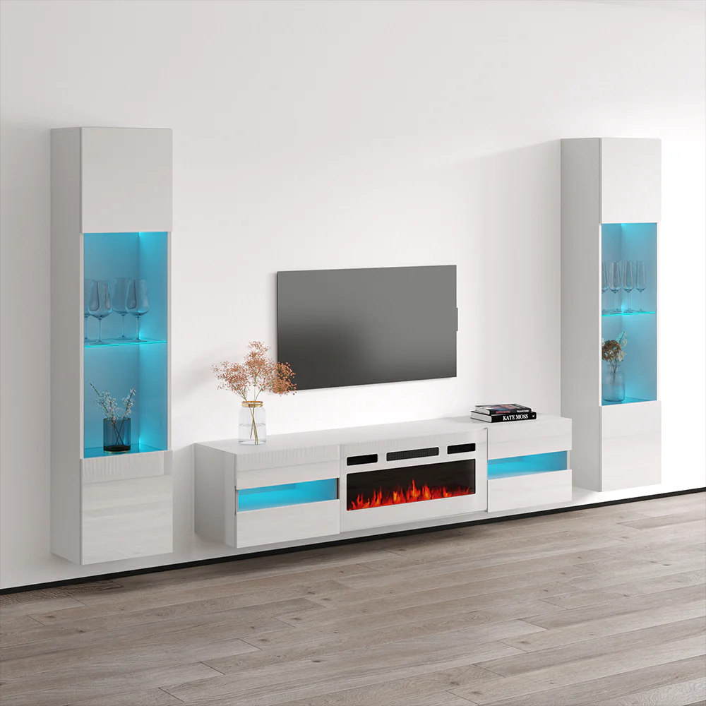 Metro WH-EF Floating Fireplace Entertainment Center - Image 12