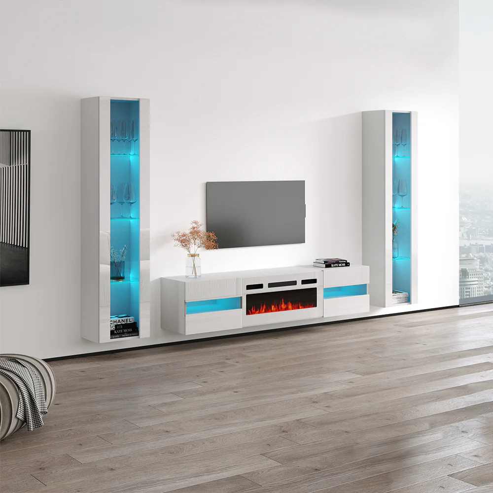 Metro WH-EF Floating Fireplace Entertainment Center - Image 8